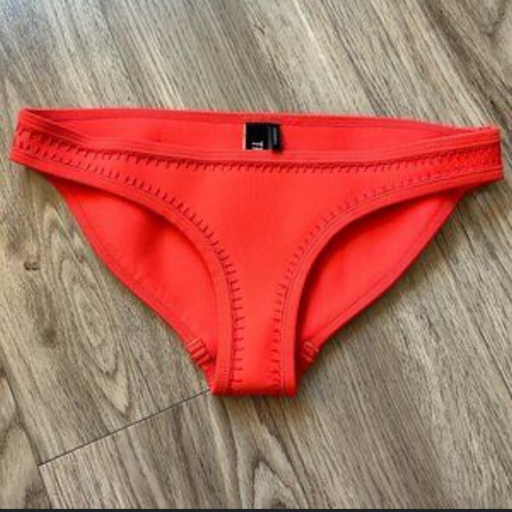 Vibrant Red Bikini Bottom